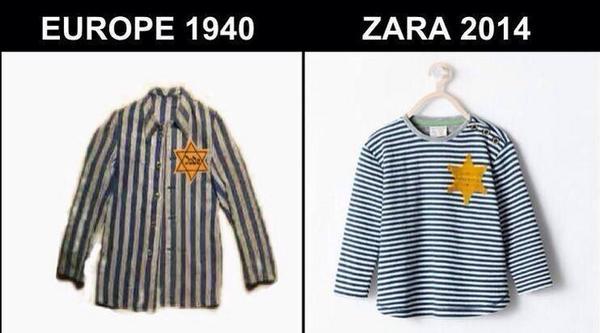 iHistorico's tweet photo. Zara retira una polémica camiseta para niños que se asemeja a los uniformes de los campos de concentración. http://t.co/TTsHlQTwqM