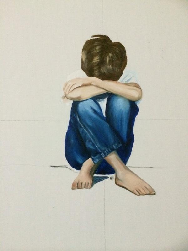 AmandaTonkinHil's tweet photo. #todaysprogress #WIP #paintseptember #oilpainting #painting #day1 #lotstogo http://t.co/5SciH0aFgL
