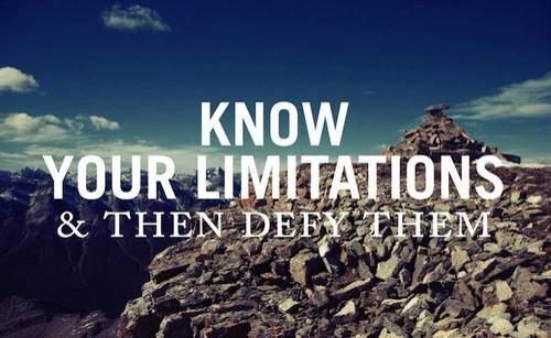 morning_star74's tweet image. The only #limitations are in our minds! #defythem
