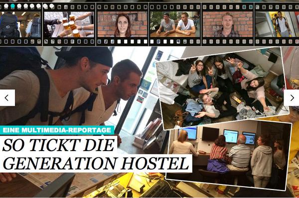 Eine durchweg gelungene Reportage von Schülern der Axel-Springer-Akademie (<a href="/Hello_Berlin/">Generation Hostel</a>) über die #GenerationHostel.