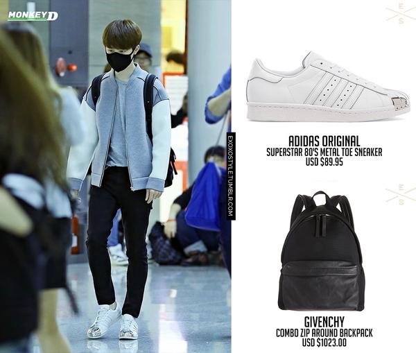 EXOXOSTYLE on Twitter: "[AIRPORT] IN ADIDAS SNEAKERS $89.95 AND BACKPACK $1023 #kyungsoo #exo http://t.co/N9Yk5PIPY2 http://t.co/1U2Z7flqXs" / Twitter