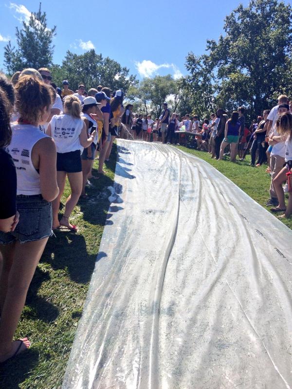 CU_Ghosts's tweet photo. Taking on @CU_bermudatri at the slip n slide! #jointheconspiracy #besafehavefun #weareallbestfriends @CU_FallO http://t.co/zAR08BmDjR