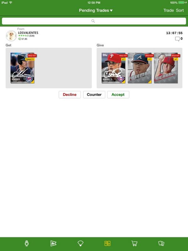 TravisMut's tweet image. Opinions?? I have like 500 (1,000) inserts (no joke) so those wont hurt me but hamels for mauer?