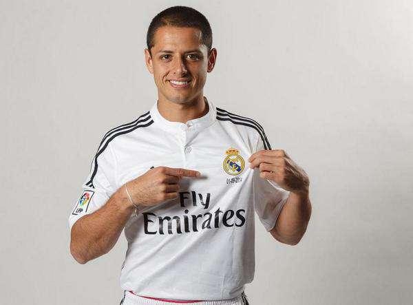 He turns white, Chicharito berbaju Real Madrid