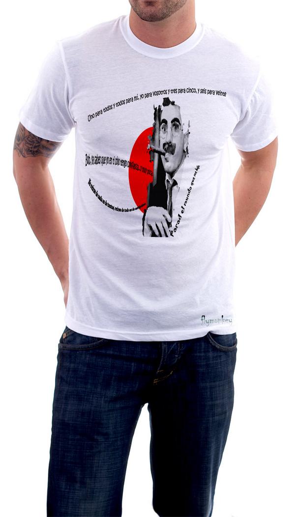 fly_monkey_'s tweet image. Actor, humorista y escritor, ¿Qué más se puede pedir? Groucho Marx siempre será #tendencia #moda #shirts #style #in