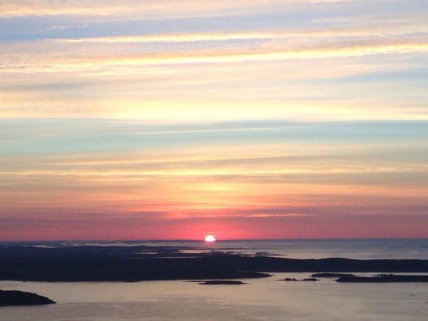 Excited for the new school year! #sunrise #cadillacmountain #acadia