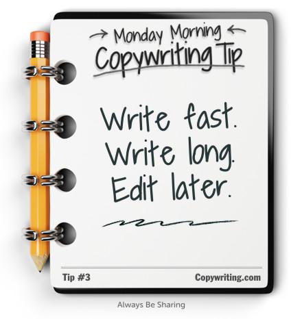 Copywritingcom's tweet image. Another great Monday Morning #Copywriting Tip to comment &amp;amp; RT!