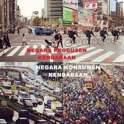 Trend negara maju lebih bnyk yg bersepeda dari pada yg bermobil