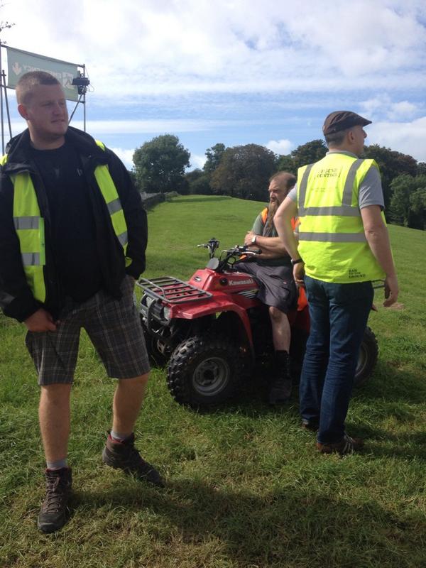 engineno4's tweet image. Meeting of great minds at @festivalnumber6