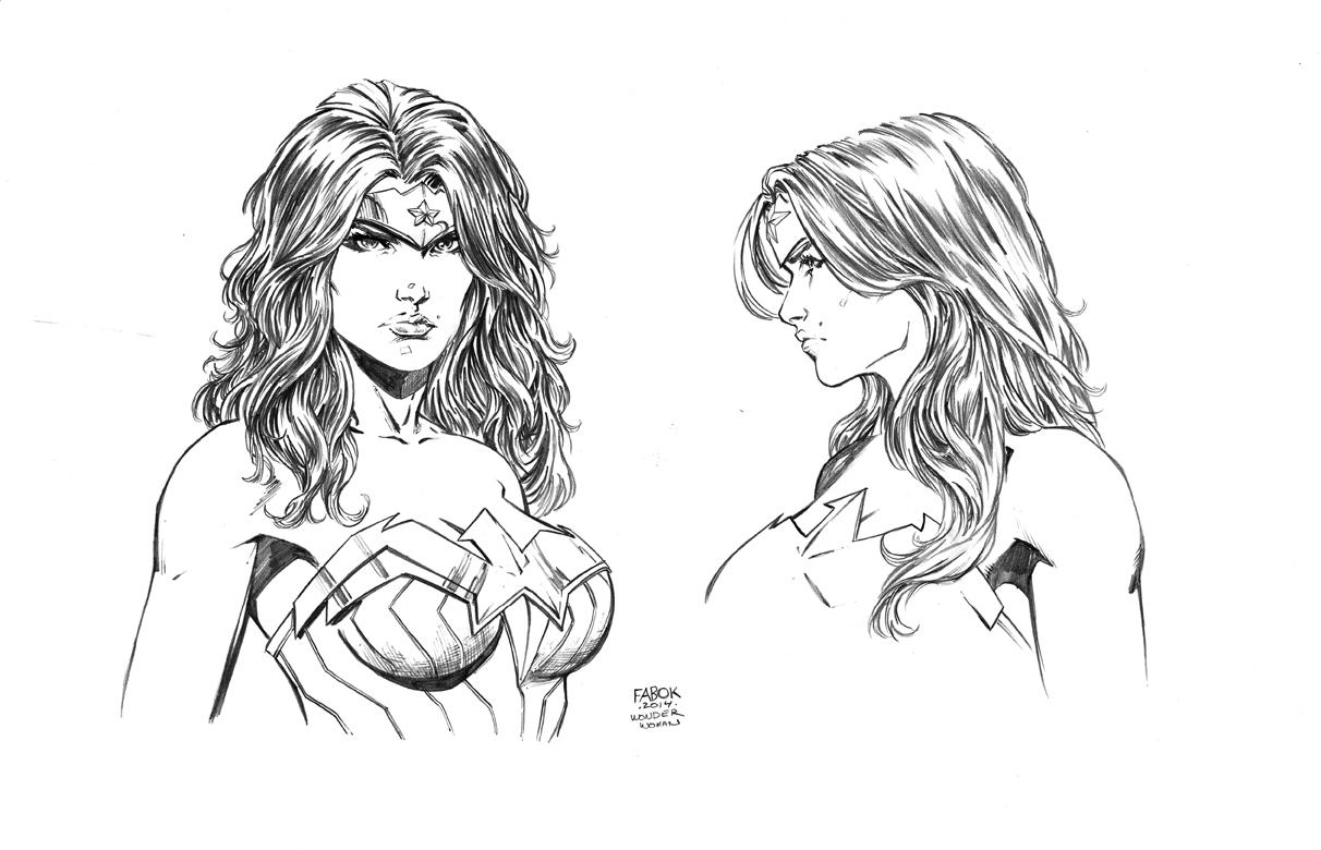 Jason Fabok on Twitter: "Wonder Woman Head Study # ... - 1212 x 780 jpeg 110kB