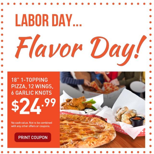 Westshore pizza coupons