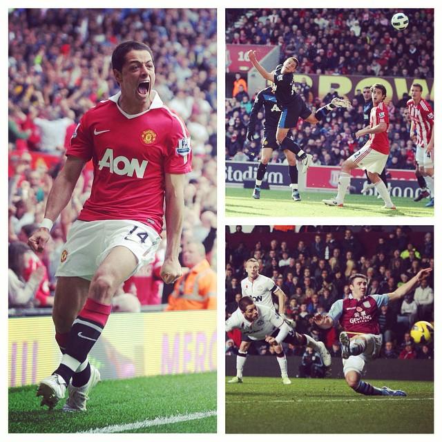 Chicharito anotó 59 goles en 4 años en el Manchester United