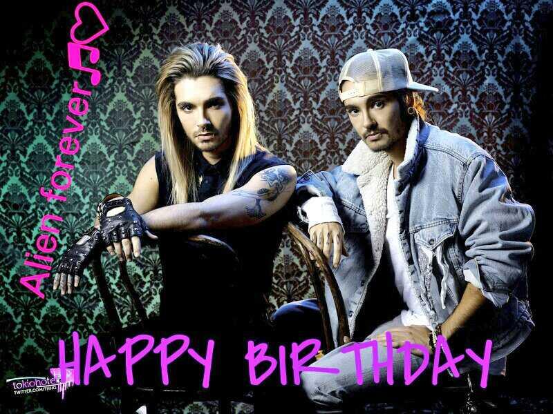  HAPPY BIRTHDAY BILL Y TOM KAULITZ <3 <3 