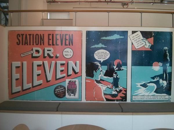 LouiseMBuckley's tweet image. Love walking through the @panmacmillan doors &amp;amp; seeing this stunning display for #Station11 #socool #geekoverload