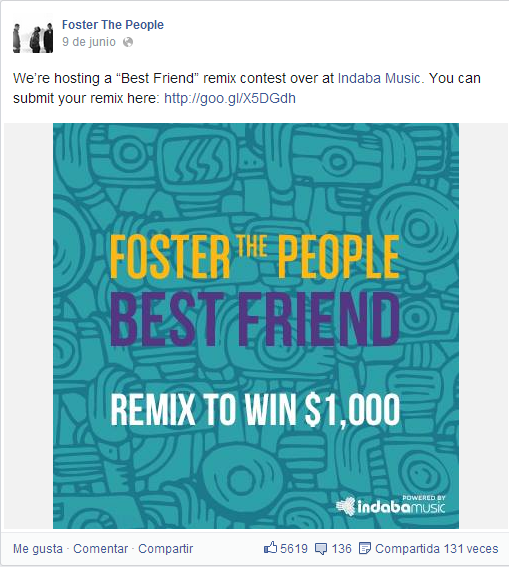 Juampsid's tweet photo. Concurso hecho por Foster the People para posicionamiento de su nueva canción @LauraMorante @Lauraaristi20 #MRSIcesi http://t.co/IA8Hvm2zPm