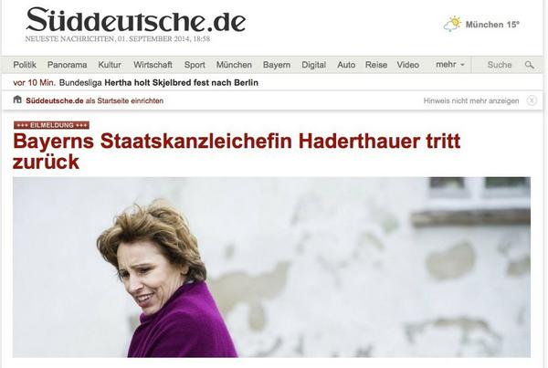Helvetia_'s tweet photo. Eilmeldung: Rücktritt von #Haderthauer in Bayern - jetzt ist Regine #Aeppli in Zürich daran! http://t.co/Bs9WlAtmKX http://t.co/wIpScH0Vj3