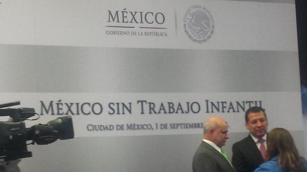 SinTrabInfCTM's tweet photo. Un buen día para la erradicacion del TI en México... http://t.co/HfLszFarhm