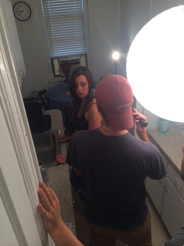 ZachNading_'s tweet photo. Day 1 of shooting! #indiefilm #Brooklyn #nyc #film #actress #filmmaking #filmcurious #videoblogsfilm #RETWEEET #RT http://t.co/cvkRUJb6e5