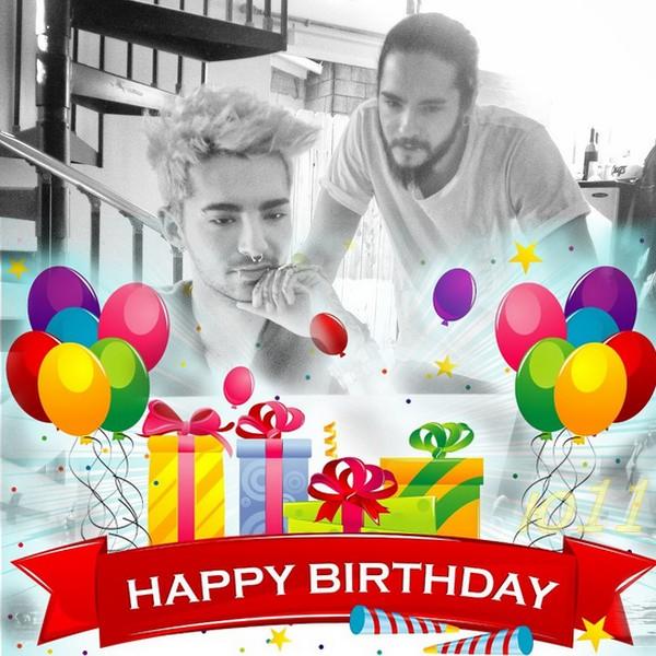 Happy 25th Birthday Bill & Tom Kaulitz! 