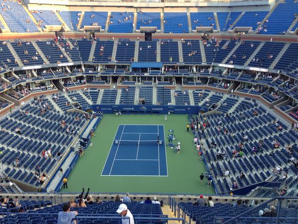 tikieback's tweet image. Pumped to finally make to the @usopen! #TwoDownTwoToGo