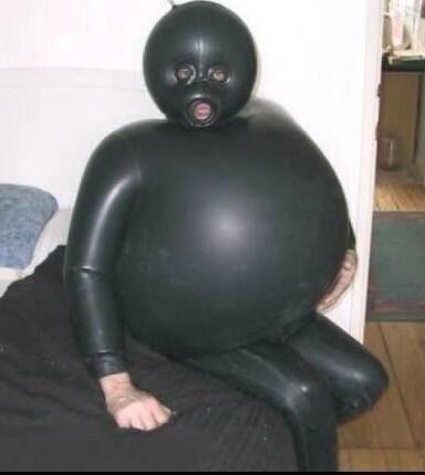 Image result for fat guy in latex