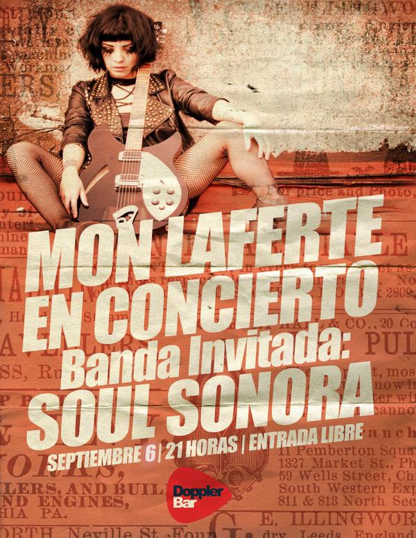 DopplerBar's tweet photo. Este sabado en Doppler, desde Chile, @monlaferte en concierto... ENTRADA LIBRE!!!! Invitados: @soul_sonora http://t.co/PtPUIbVHuy
