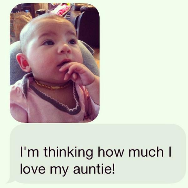shelleydaus's tweet photo. This is what my brother just sent me :) #loveher #toocute http://t.co/NdUxToltq7 http://t.co/NZJ94a0vk8