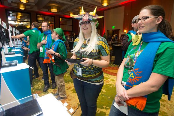 NintendoAmerica's tweet image. Check out these great pics from the #HyruleWarriors fan gathering. Make sure you grab the game when it launches 9/26