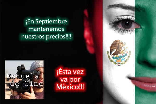 Éste #MesPatrio apoyamos tú economía, para que más personas aprendan a escribir y hacer cine escueladecine.com.mx