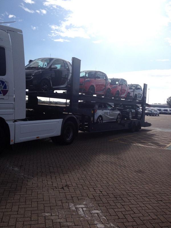 tiny19891's tweet image. All loaded up this morning with the 64 regs #transport