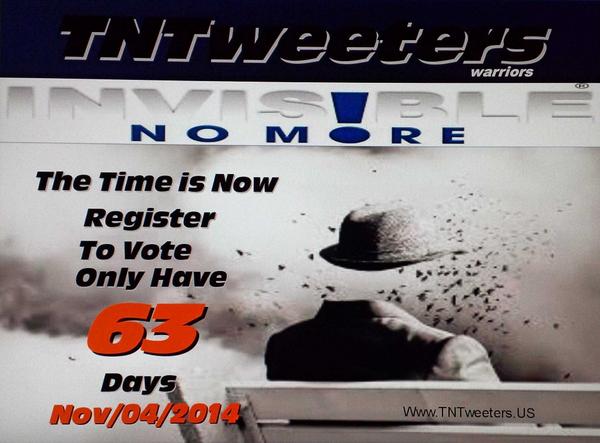 TNTweeterUSA's tweet photo. #HowWeWin? Register At http://t.co/x4cdpELBNu #Forward #StoptheGOPNow #GOPGovsGottaGo #TNTweeters @EspuelasVox @SEIU http://t.co/R88O1sXQRK