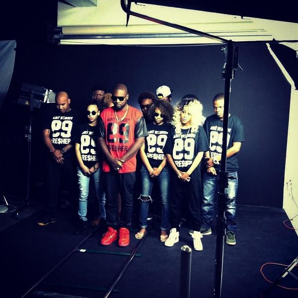 TheAmirDiamond's tweet photo. Thanks For The Invite Yesterday, @TheQGuyton! #KandyKangaroo #VideoShoot #Reduction #AintNobodyFresher http://t.co/9yUn0WGYMR