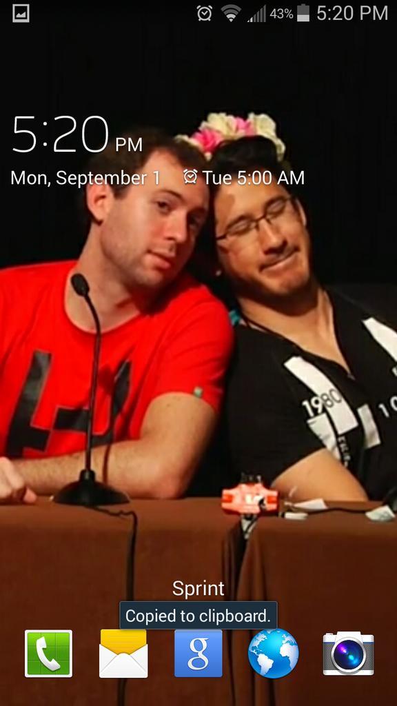 allaboutiit's tweet image. Lock screen &amp;amp; home screen♡ #markiplier #paxpanel #MarksFirstPanel