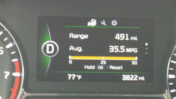 Getting over 35 mpgs in the Turbo Optima #cantcomplain