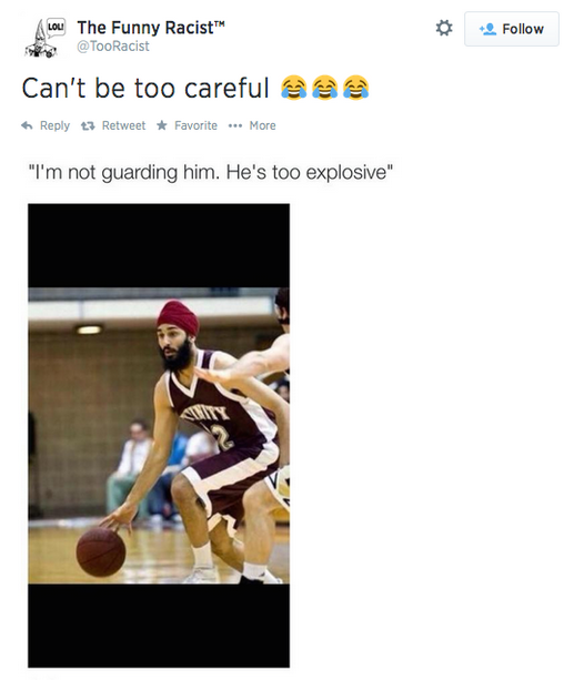 SubrinaLaLaLa's tweet image. @TooRacist if this is so funny...why is no one laughing? #StopRacism #LearnRespect #GetEducated #LoveNotHate
