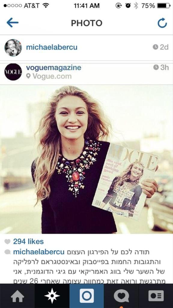 gigihadid23's tweet photo. http://t.co/YdrTg9y9Hg