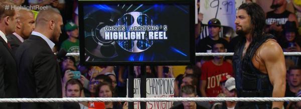 WWEUniverse's tweet image. "Here I am Randy .... 'DROP' ME!" - @WWERomanReigns 
#RAW #HighlightReel