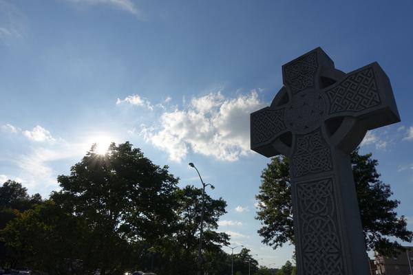ProfessorLG's tweet image. Irish Cross, Lions Park, Bristol Borough PA #buckscountymoment