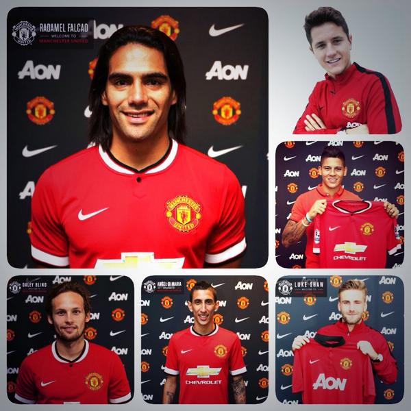 coolnotesix's tweet photo. Six new player has brought by Van Gaal in this transfer window! http://t.co/TnQ63fYUew