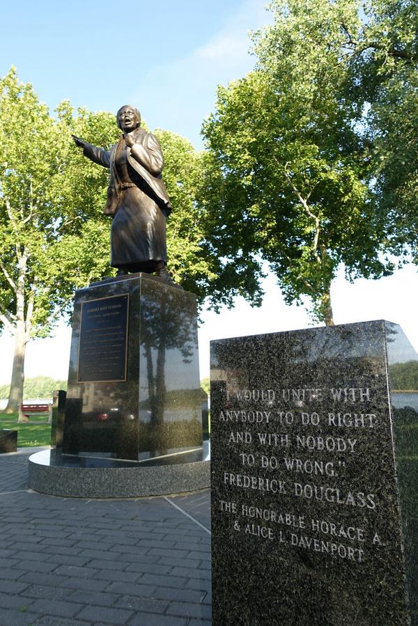 ProfessorLG's tweet image. Harriet Tubman, Lions Park, Bristol Borough PA  #buckscountymoment