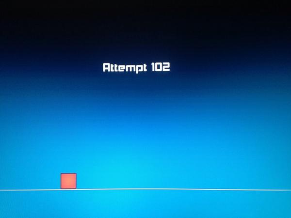 _Hytes's tweet image. Impossible game attempt 102 kill me now