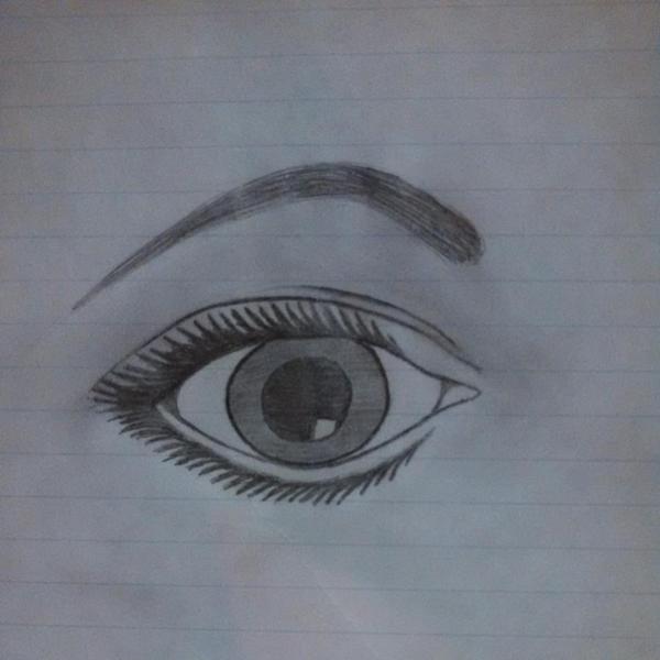 My first attempt at drawing an eye.