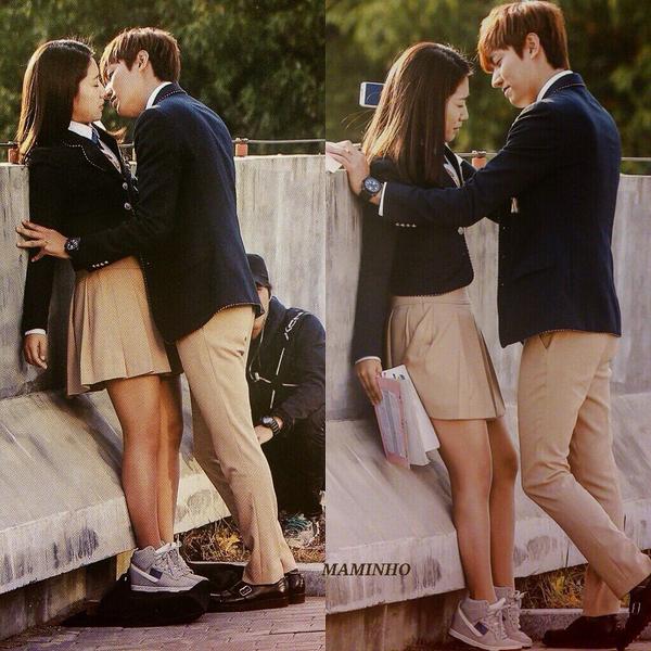 HeirsKR's tweet image. Images from #TheHeirs inside story of official magazine.^^ #LeeMinHo #ParkShinHye miss them. 

Shared by @Mamiminho 👍