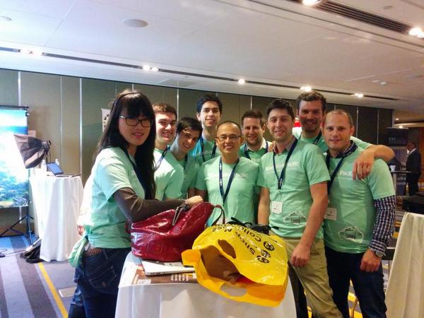 99interns's tweet image. The guys from #thestartupbus on level 4 #sydstart