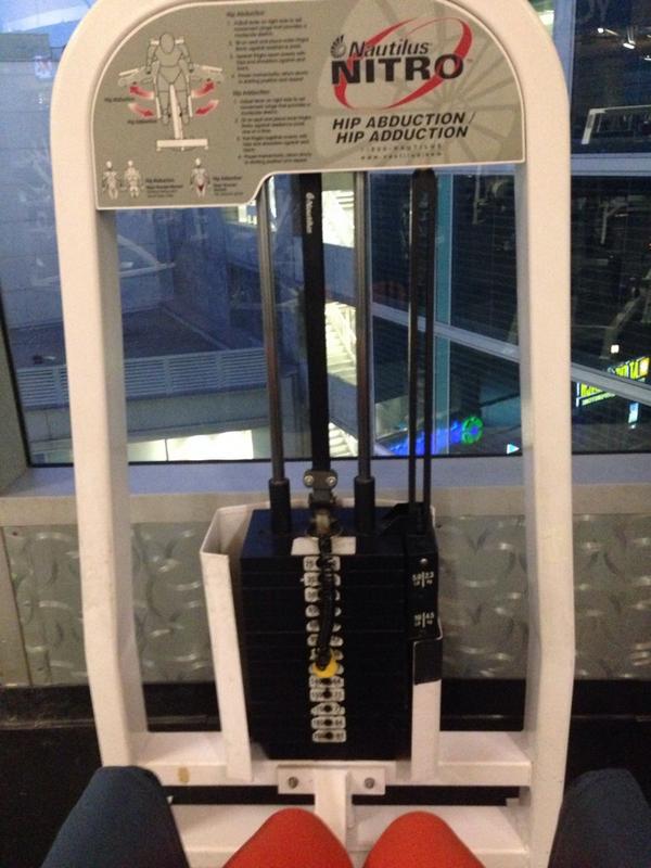 Gym Rule #126: never make eye contact while using this machine...