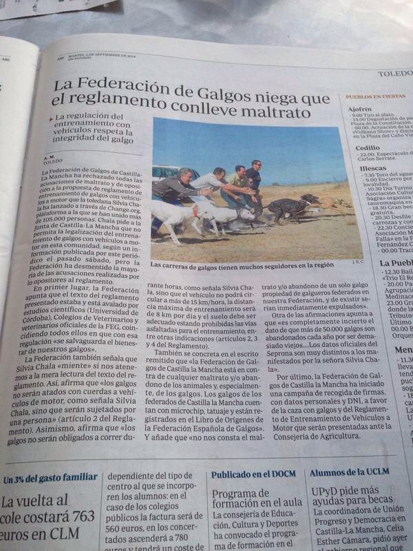 fedgalgosclm's tweet photo. ABC edición Toledo de hoy. Hay que trabajar en este sentido! http://t.co/enj6dHGgv8