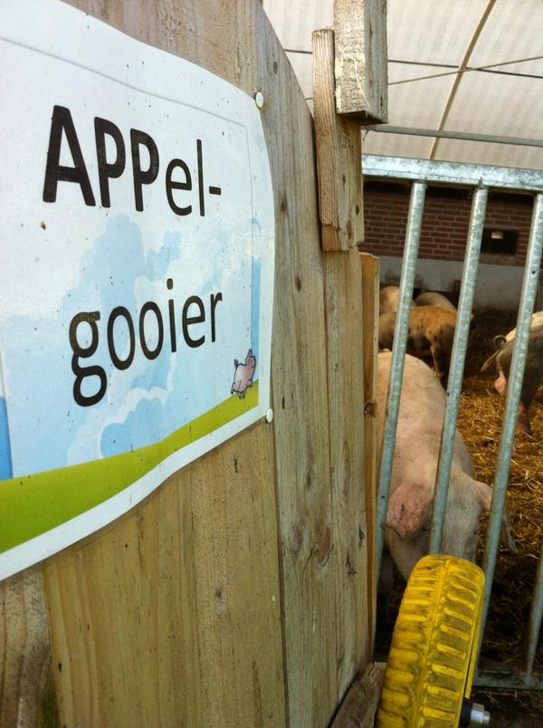 De eerste APPels zijn alweer geworpen, kijk op vair.nl en kijk ze eens smullen