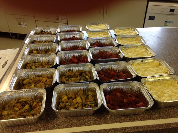 BridgeBalham's tweet image. Bridge members had a busy morning cooking for lunch club.