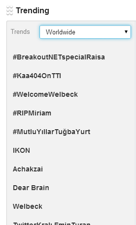 Karinarckymld's tweet photo. Yeaay!! "@breakoutnet: Trending topic worldwide number one, yeaay #BreakoutNETspecialRaisa http://t.co/4hEWQ0TUG2"