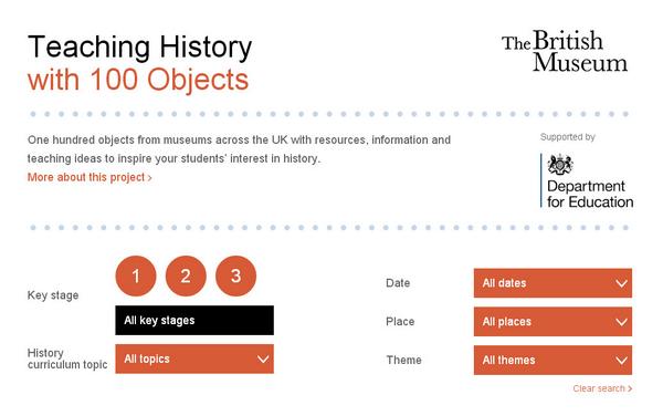 British Museum (@britishmuseum) on Twitter photo Today we’re launching a new set of online resources with <a href="/educationgovuk/">Department for Education</a> – teaching history in 100 objects Today we’re launching a new set of online resources with <a href="/educationgovuk/">Department for Education</a> – teaching history in 100 objects